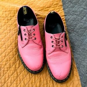 Dr Marten Aunt Sally Leather Loafers Pink - Size 9